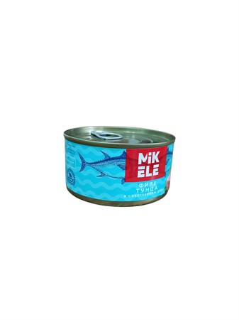 Тунец MIKELE филе в собственном соку 185/130 г (МД) 35960